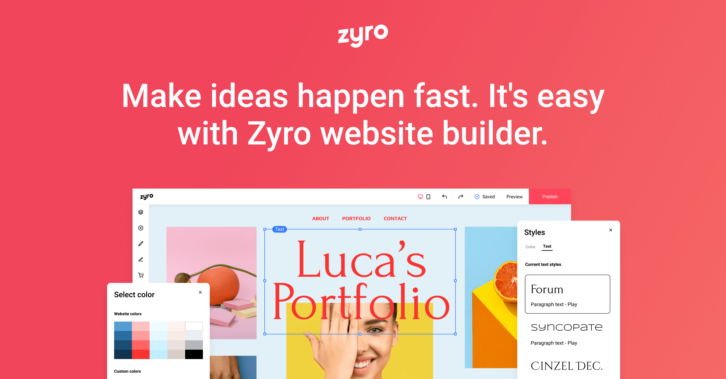 Website Builder - Create a Website with Zyro